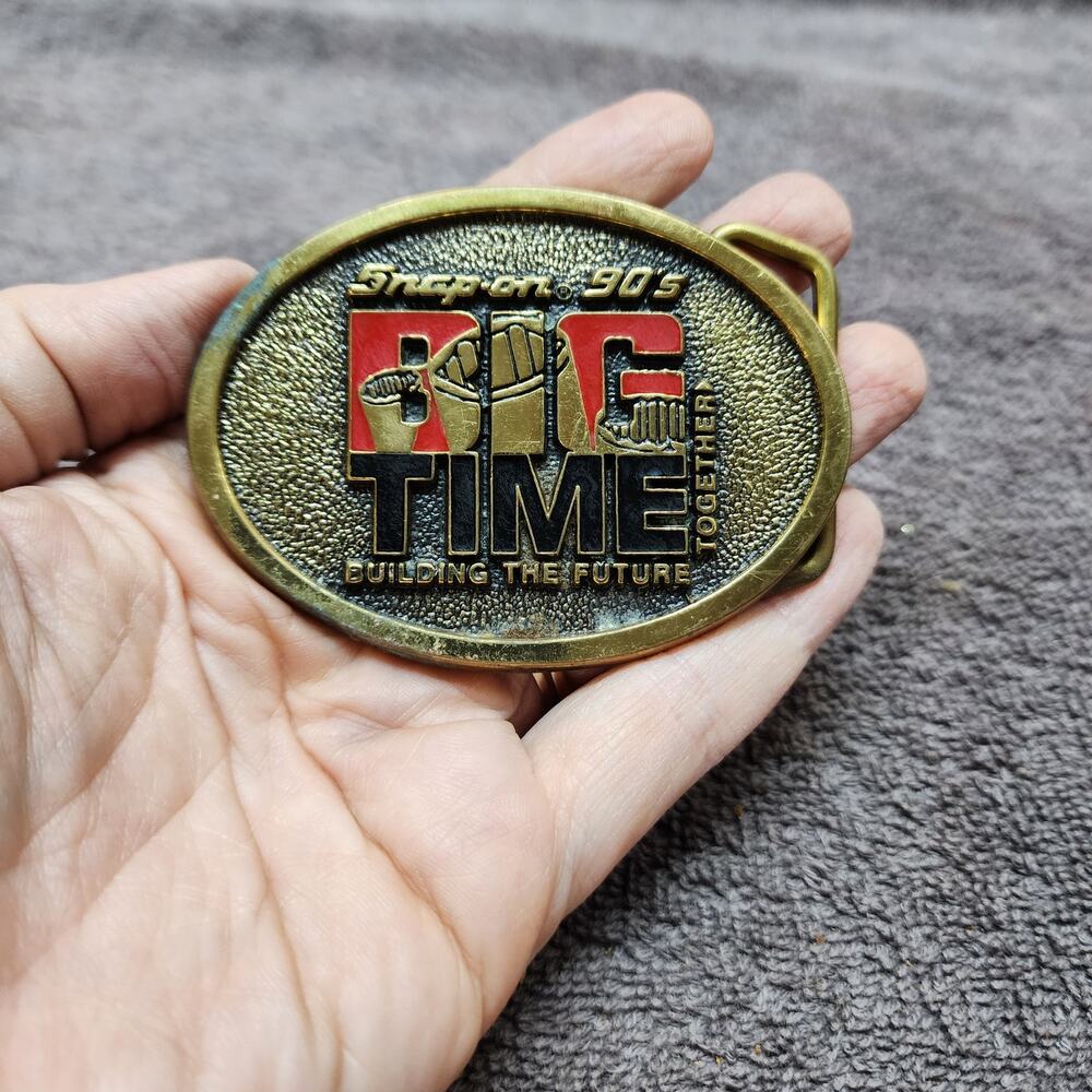 Snap On Tools Big Time belt buckle b52